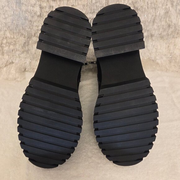 NWOT Sugar Women’s Black Abruzzi Lug Sole Zippered Ankle Boots - 7.5 - Picture 5 of 14